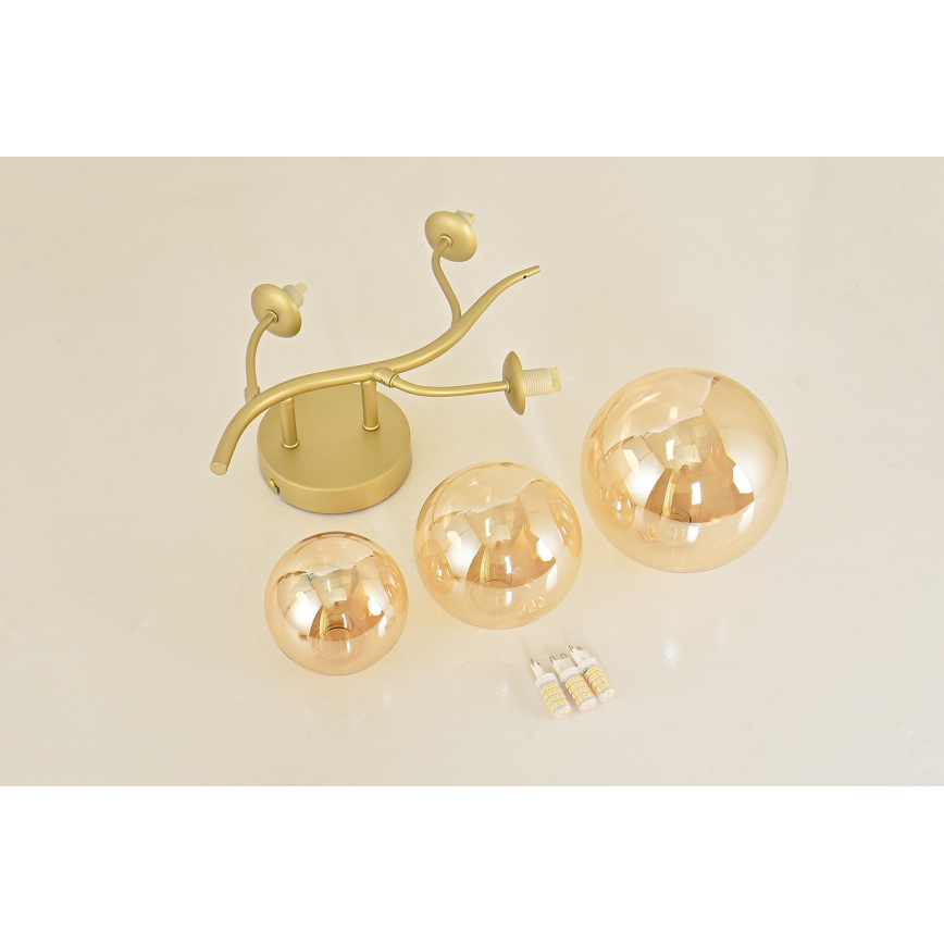 Brilagi - LED аплик MISTEL 3xG9/3W/230V златист