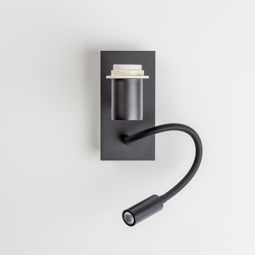 Brilagi - LED Гъвкав аплик NUBILA 1xE27/25W/230V + LED/3W черен/зелен