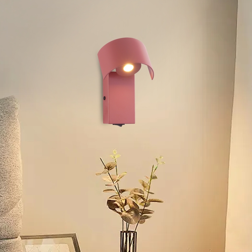 Brilagi - LED Аплик VASTO LED/3W/230V червен бордо