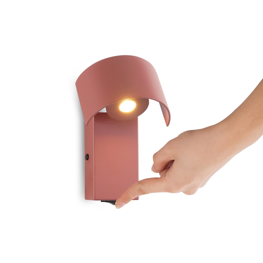 Brilagi - LED Аплик VASTO LED/3W/230V червен бордо