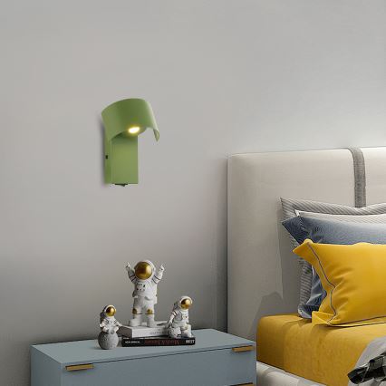 Brilagi - LED Аплик VASTO LED/3W/230V зелен
