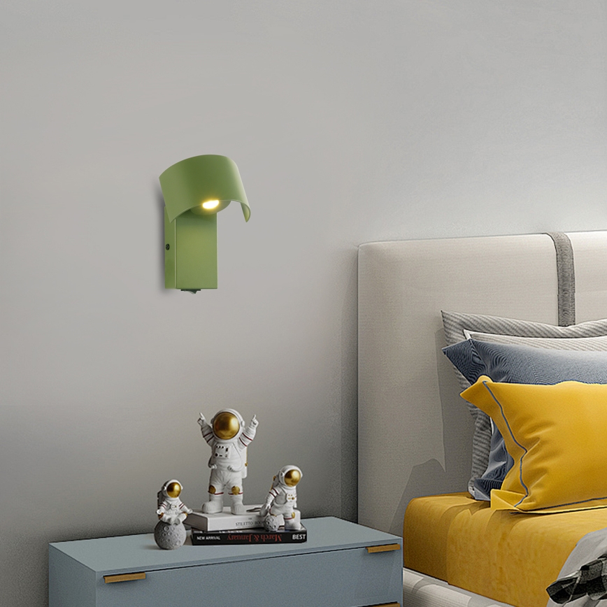 Brilagi - LED Аплик VASTO LED/3W/230V зелен