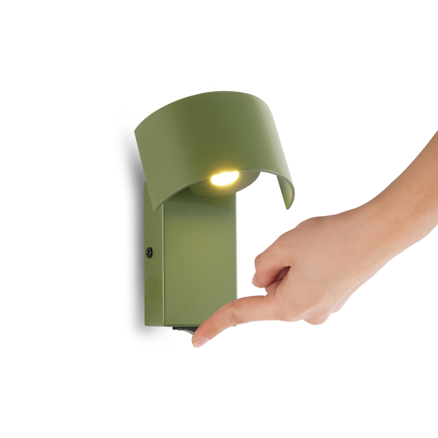 Brilagi - LED Аплик VASTO LED/3W/230V зелен