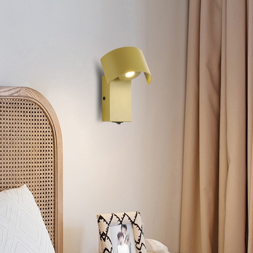 Brilagi - LED Аплик VASTO LED/3W/230V жълти