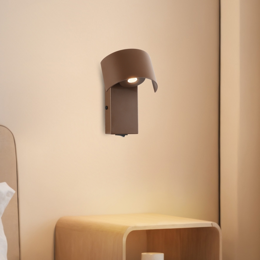 Brilagi - LED Аплик VASTO LED/3W/230V кафяв