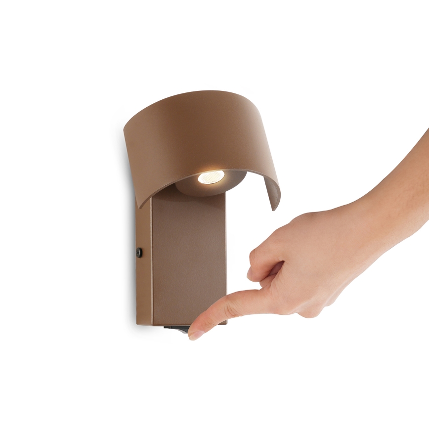 Brilagi - LED Аплик VASTO LED/3W/230V кафяв