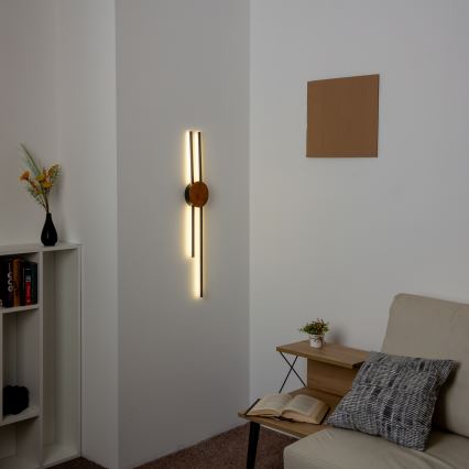 Brilagi - LED аплик WOODY COLLINE LED/15W/230V 80 см дъб череша