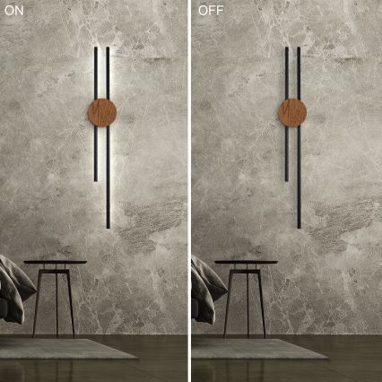 Brilagi - LED аплик WOODY COLLINE LED/15W/230V 80 см дъб череша