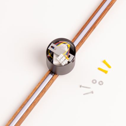 Brilagi - LED аплик WOODY LINE LED/12W/230V 120 см дъб череша