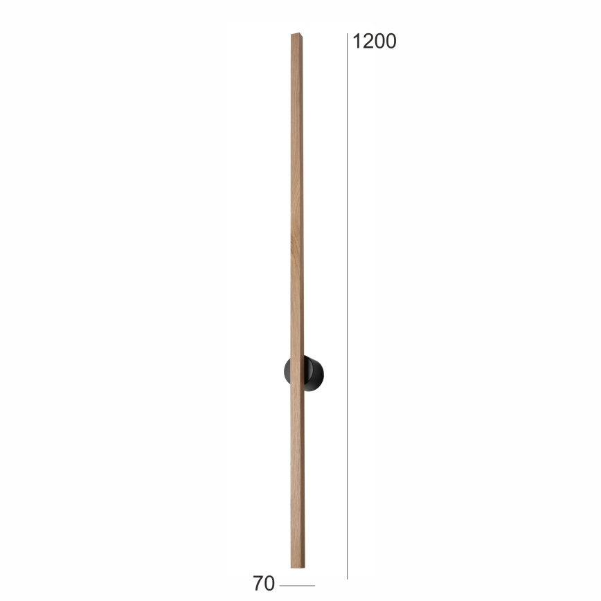 Brilagi - LED аплик WOODY LINE LED/12W/230V 120 см дъб