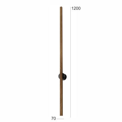 Brilagi - LED аплик WOODY LINE LED/12W/230V 120 см дъб