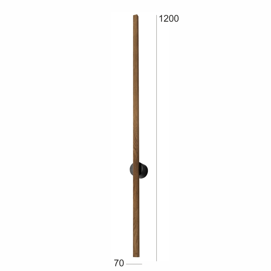 Brilagi - LED аплик WOODY LINE LED/12W/230V 120 см дъб