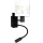 Brilagi - LED детска гъвкава стенна лампа BOBO 1xE27/25W/230V + LED/3W черна/бяла/с еднорози