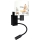 Brilagi - LED детска гъвкава стенна лампа BOBO 1xE27/25W/230V + LED/3W черна/бяла/с мотиви на животни