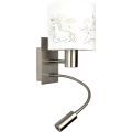 Brilagi - LED детска гъвкава стенна лампа BOBO 1xE27/25W/230V + LED/3W матов хром/бял/единорози