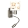 Brilagi - LED Детска гъвкава стенна лампа BOBO 1xE27/25W/230V + LED/3W матов хром/бял/меченца