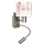 Brilagi - LED детска гъвкава стенна лампа BOBO 1xE27/25W/230V + LED/3W матов хром/бял/розов/балерини