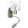 Brilagi - LED детска гъвкава стенна лампа BOBO 1xE27/25W/230V + LED/3W матов хром/бяла/синя/мечета