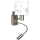 Brilagi - LED детска гъвкава стенна лампа BOBO 1xE27/25W/230V + LED/3W матов хром/кремова/зайченца
