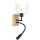 Brilagi - LED детска гъвкава стенна лампа BOBO WOOD 1xE27/25W/230V + LED/3W дъб/черен/бял/еднорози