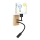 Brilagi - LED детска гъвкава стенна лампа BOBO WOOD 1xE27/25W/230V + LED/3W дъб/черен/бял/с мотив на животни