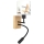 Brilagi - LED детска гъвкава стенна лампа BOBO WOOD 1xE27/25W/230V + LED/3W дъб/черен/бял/с животински мотиви