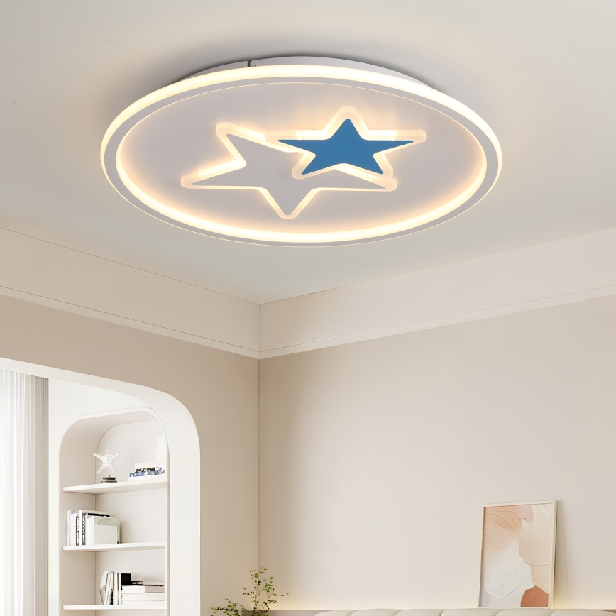 Brilagi - LED детски плафон STARS LED/35W/230V Ø 53 см