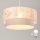Brilagi - LED детски полилей на кабел BOBO 1xE27/60W/230V, диаметър 40 см, кремав/сив с мотив зайчета