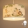 Brilagi - LED детски полилей на кабел BOBO 1xE27/60W/230V Ø 35 см бял/джунгла