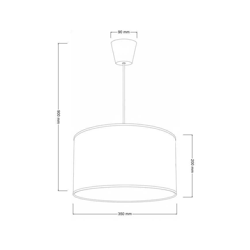 Brilagi - LED детски полилей на кабел BOBO 1xE27/60W/230V Ø 35 см бял/с животински мотиви