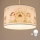 Brilagi - LED детски полилей на кабел BOBO 1xE27/60W/230V Ø 35 см розов/феи