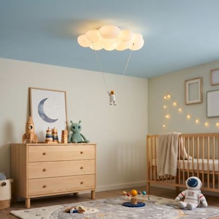 Brilagi - LED детски таванен плафон ASTRO LED/77W/230V бял
