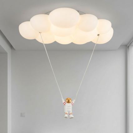 Brilagi - LED детски таванен плафон ASTRO LED/77W/230V бял