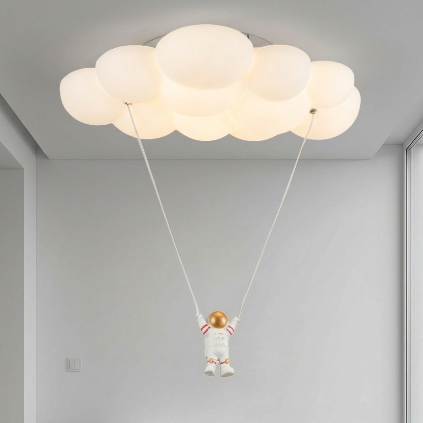 Brilagi - LED детски таванен плафон ASTRO LED/77W/230V бял