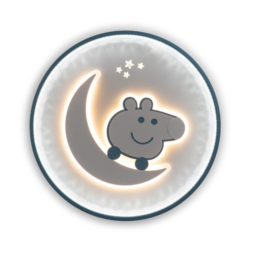 Brilagi - LED детско таванно осветително тяло PIGGY LED/70W/230V 3000/4500/6000K Ø 45 см