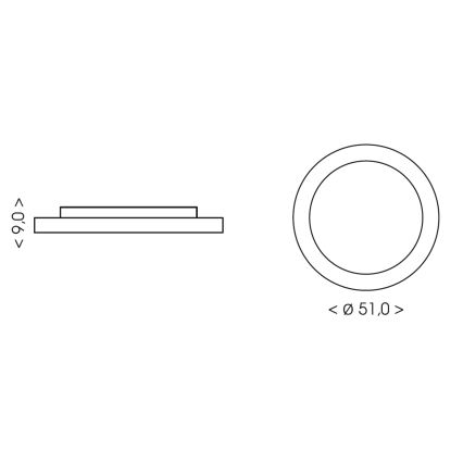 BRILAGI - LED детско таванно осветително тяло ASTRO LED/60W/230V 3000/4500/6000K Ø 51 cm