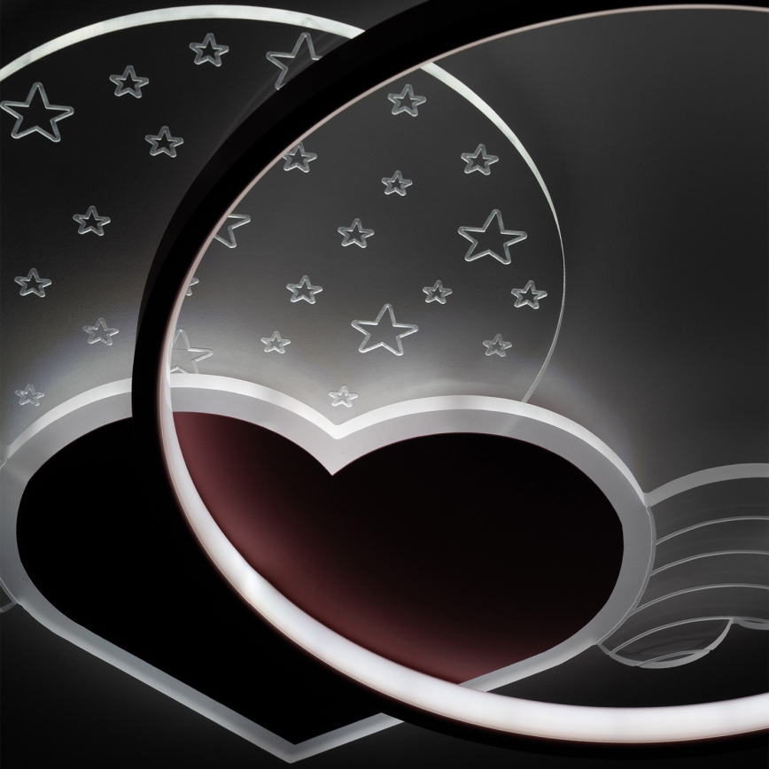 Brilagi - LED детско таванно осветително тяло LOVE LED/48W/230V 3000/4500/6000K розово