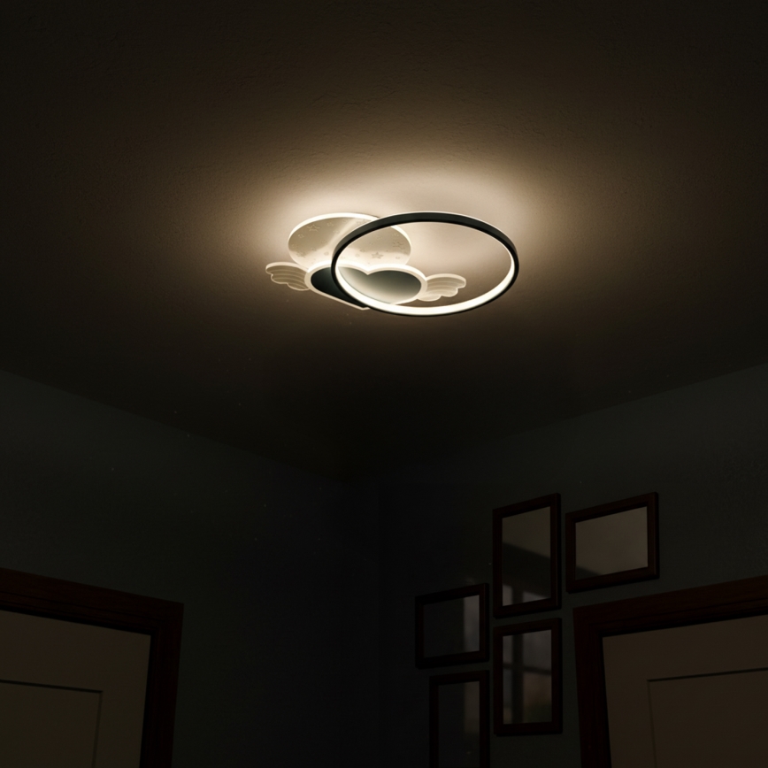 Brilagi - LED детско таванно осветително тяло LOVE LED/48W/230V 3000/4500/6000K синьо