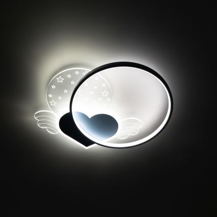 Brilagi - LED детско таванно осветително тяло LOVE LED/48W/230V 3000/4500/6000K синьо