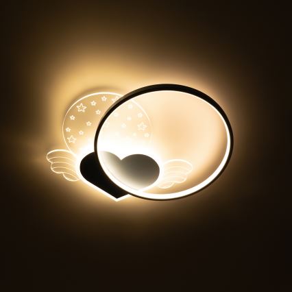 Brilagi - LED детско таванно осветително тяло LOVE LED/48W/230V 3000/4500/6000K синьо