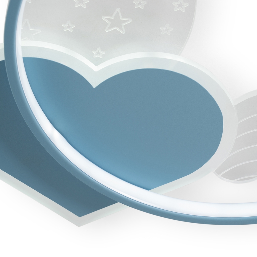 Brilagi - LED детско таванно осветително тяло LOVE LED/48W/230V 3000/4500/6000K синьо