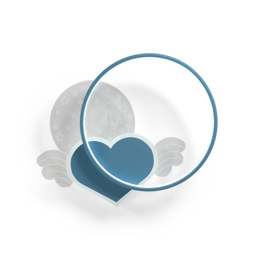 Brilagi - LED детско таванно осветително тяло LOVE LED/48W/230V 3000/4500/6000K синьо