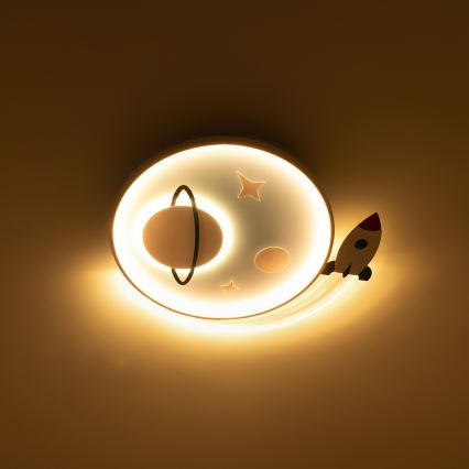 Brilagi - LED Детско таванно осветително тяло STARSHIP LED/64W/230V 3000/4500/6000K синьо