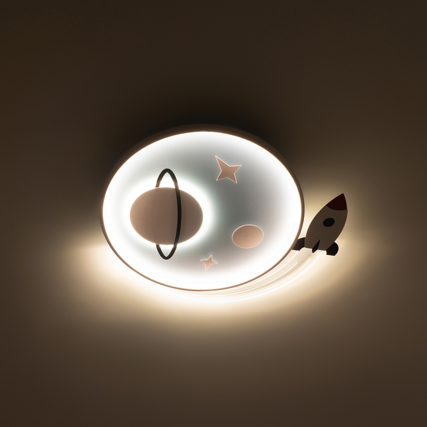 Brilagi - LED Детско таванно осветително тяло STARSHIP LED/64W/230V 3000/4500/6000K синьо