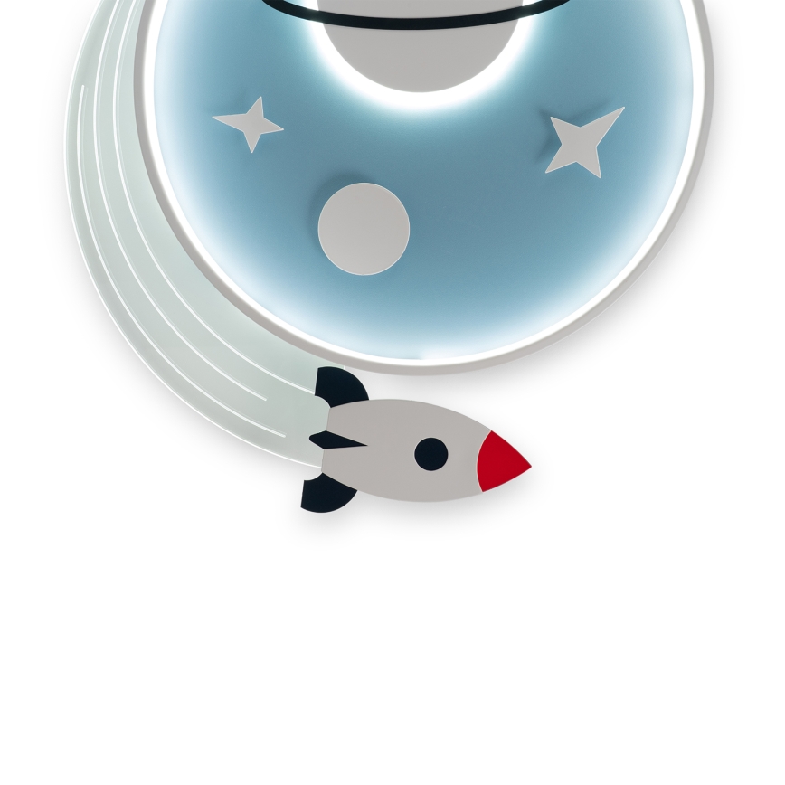 Brilagi - LED Детско таванно осветително тяло STARSHIP LED/64W/230V 3000/4500/6000K синьо