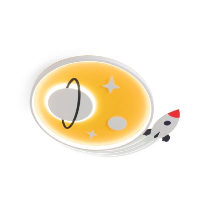 Brilagi - LED детско таванно осветително тяло STARSHIP LED/64W/230V 3000/4500/6000K жълто