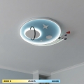 Brilagi -LED детско таванно осветително тяло STARSHIP LED/64W/230V 3000/4500K синьо