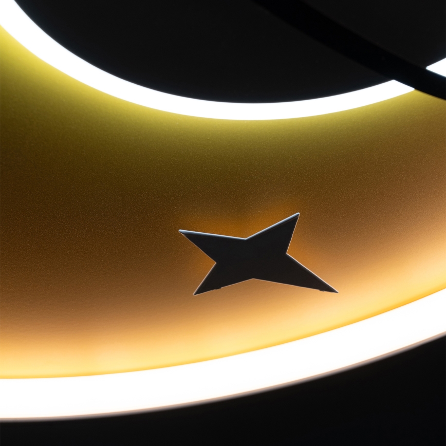 Brilagi -LED Детско таванно осветително тяло STARSHIP LED/64W/230V 3000/4500K жълто