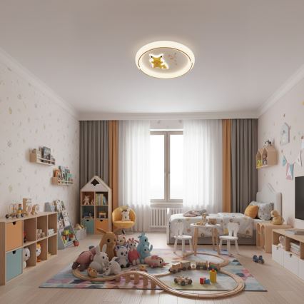 Brilagi - LED плафон за детска стая THUNDER LED/90W/230V 3000/4500/6000K Ø 50 cm