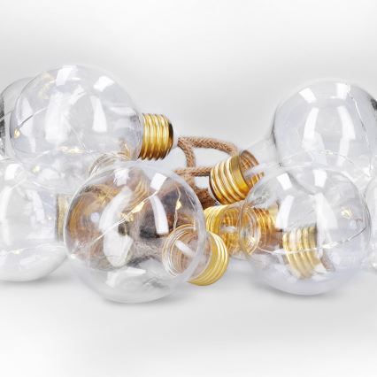 BRILAGI - LED декоративна гирлянда 10xLED/3xAA 1,8m топла бяла